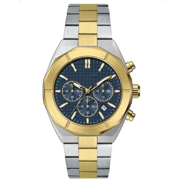 exclusive chronograph watches factory logo private label stainless steel mans luxury chronograph watch customized