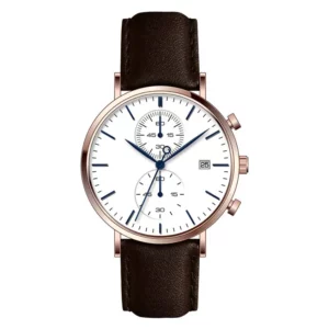 Casual Stainless Steel Men's Chronograph Watch Custom Made Watch Manufacturer