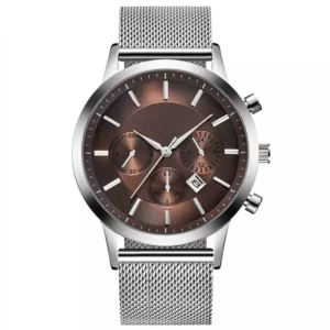 Custom watch stainless steel chronograph men watches luxury wristwatch