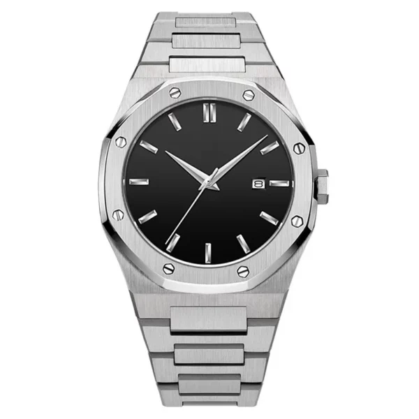 classic and business stainless steel watches custom logo quartz or automatic movement - Image 9