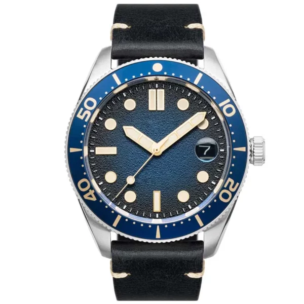 Men's 316L stainless steel dive watches BGW 9 super luminova sand texture watch face