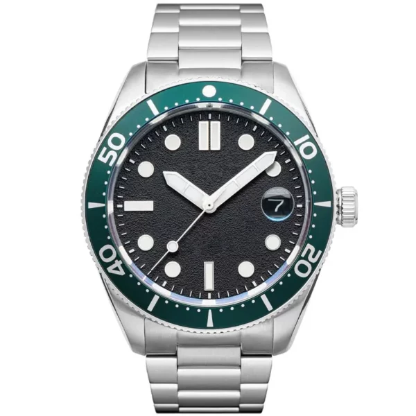 Men's 316L stainless steel dive watches BGW 9 super luminova sand texture watch face - Image 8