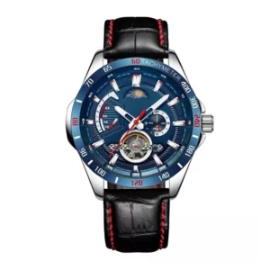 Men's business watch with Japanese mechanical movement watches customize logo