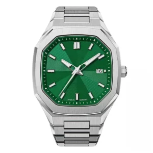 stainless steel band genuine leather strap Japanese mechanical movement watches