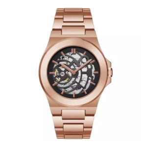 New mechanical watch men customize logo luxury skeleton movement mechanical watches