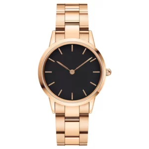 private custom solid stainless steel elegant design ladies popular wrist watches