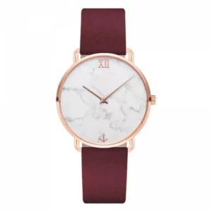 China customize casual marble dial female wrist watch brand supplier