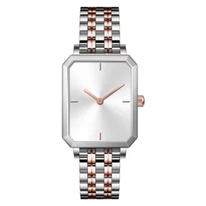 stylish quartz ladies watch minimalist design 316L square stainless steel watch case for women