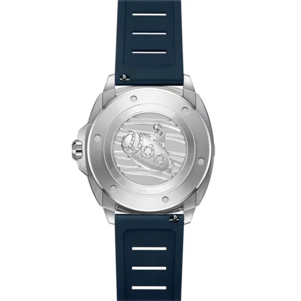 OEM Customized Men's Luxury Stainless Steel Diving Watch Silicone Strap - Image 5
