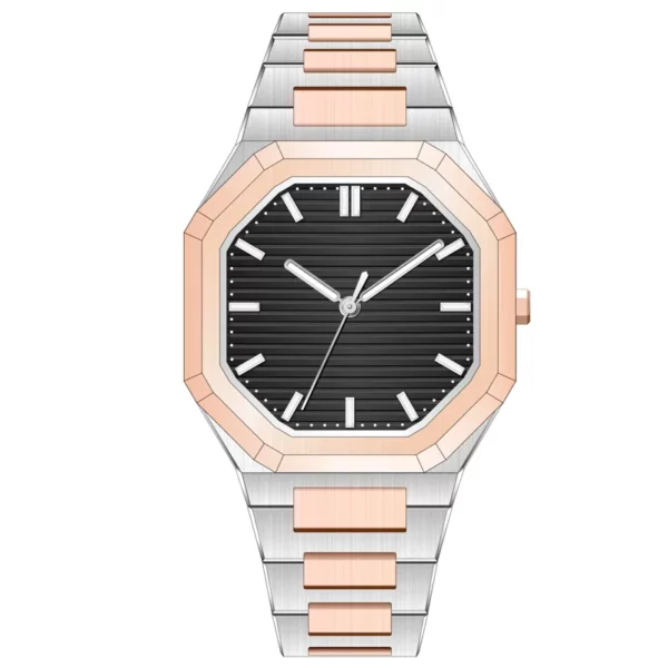 Automatic Stainless Steel Square Watch